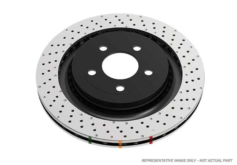 DBA 22-23 Hyundai Elantra N/Kona N Front 4000 Series Drilled/Dimpled Rotor (360x32mm)