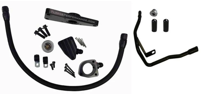 Fleece Performance 04.5-07 Dodge 5.9L Cummins Kühlmittel-Umgehungs-Kit (06-07 Auto-Getriebe)