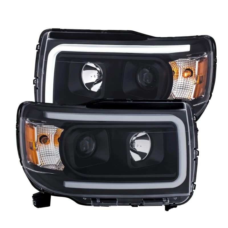 anzo_111381-6792e1935e1d9 ANZO 2015+ GMC Canyon Projektor-Scheinwerfer mit Plank-Design, Schwarz mit Amber