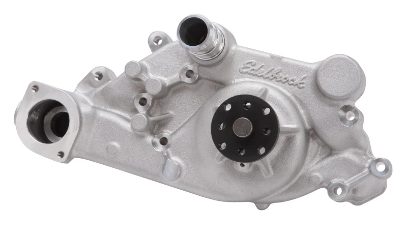 Edelbrock Wasserpumpe Hochleistung Str 05-08 GM Gen IV LS Autos Reverse Rotation Rechts Hand Rückkehr