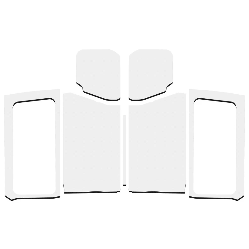 DEI 18-23 Jeep Wrangler JL 2-Türig Boom Mat Komplett-Headliner-Kit - 7-teilig - Grau