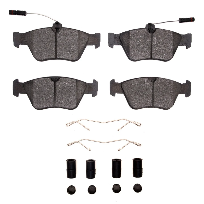 DFC 96-04 Mercedes-Benz C280 Front 5000 Advanced Low Metallic Brake Pads and Hardware Kit