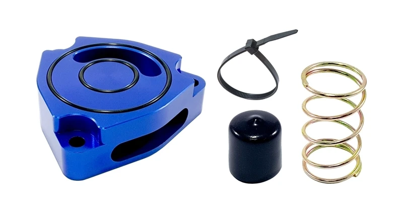 Torque Solution Blow Off BOV Sound Plate (Blue) for 2014+ Kia Forte Koup Turbo