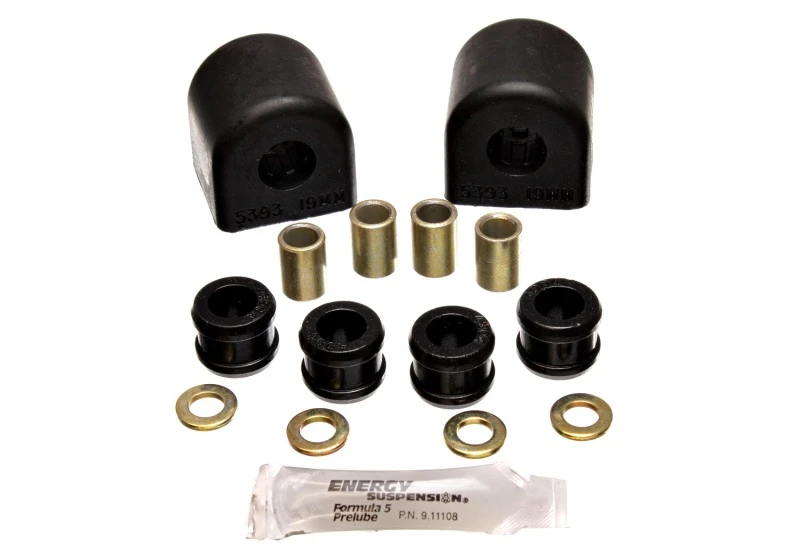 Energy Suspension 84-96 Chevy Corvette Schwarze Wiederverwendung OE 19mm OD Hintere Querstabilisator-Klammern