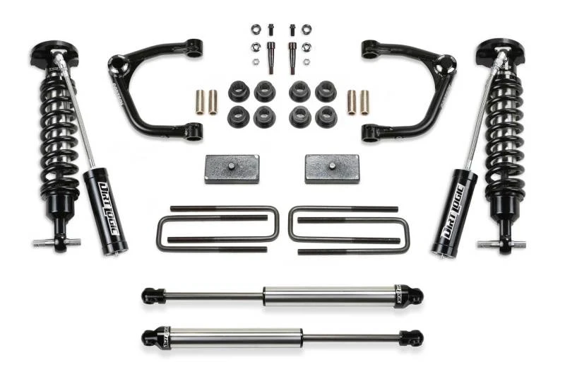 Fabtech 19-21 GM C/K1500 P/U Diesel 3 Zoll Uniball UCA-System mit Dl 2,5 Resi und 2,25