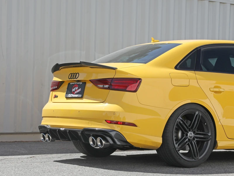 aFe MACHForce XP 3in-2.5in 304SS Auspuff Kat-Back 15-20 Audi S3 L4-2.0L (t) - Polierte Endrohre