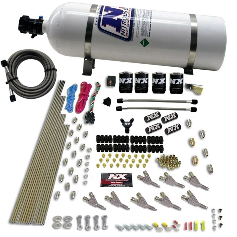 Nitrous Express Vortech Nozzle Nitrous Kit mit 15lb Flasche