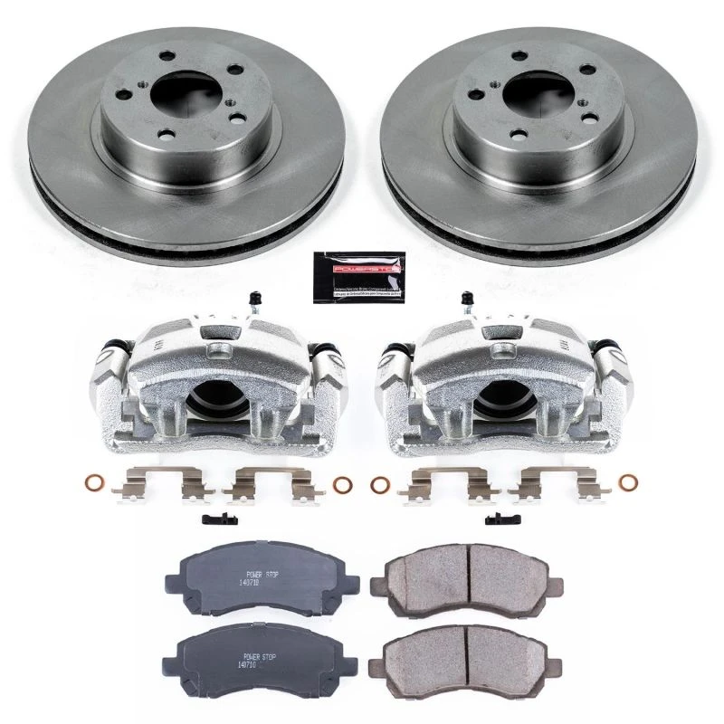 Power Stop Front Autospecialty Brake Kit w/Calipers for 97-01 Subaru Impreza