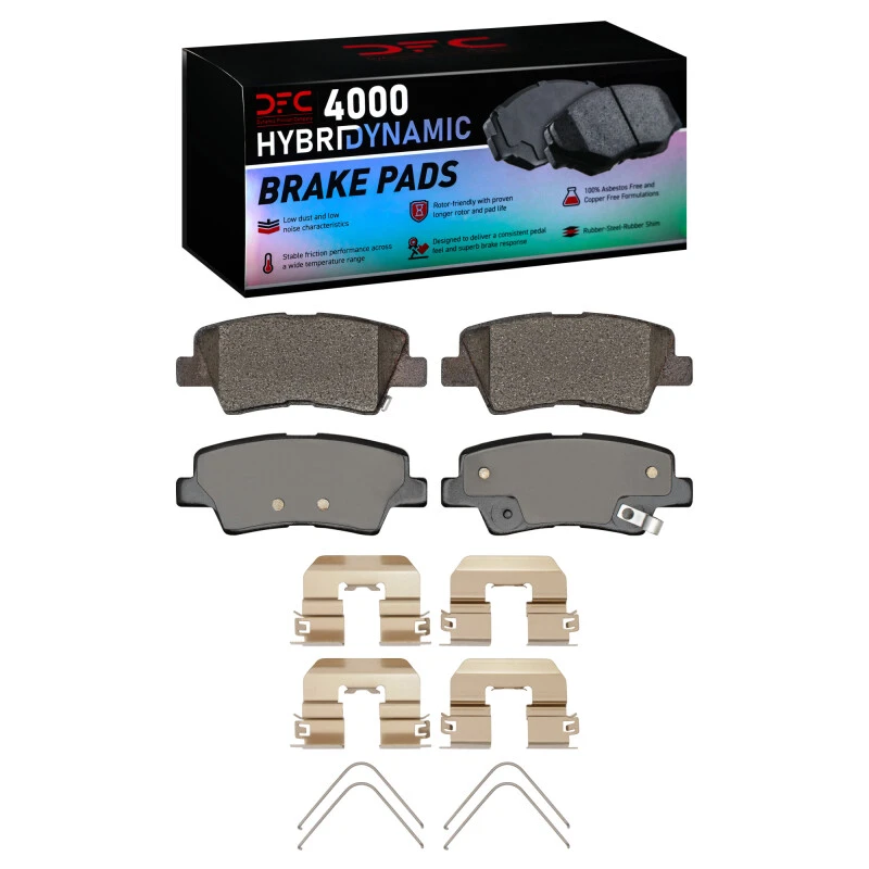 DFC 09-22 Hyundai Azera Rear 4000 HybriDynamic Brake Pads and Hardware Kit