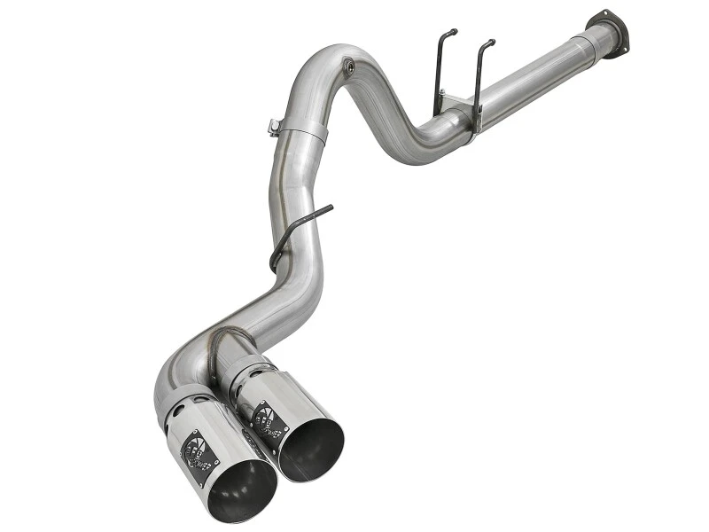 aFe Power 15-16 Ford F250/F350 6,7L Diesel Rebel XD 4 Zoll 409 SS DPF-Back Auspuffanlage - Polierte Endrohre