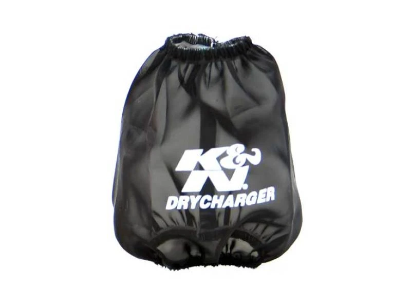 K&N Drycharger Rundkonisches Luftfiltergehäuse - Schwarz 5,125 Zoll Basis ID x 3,5 Zoll Oberseite ID x 6 Zoll H