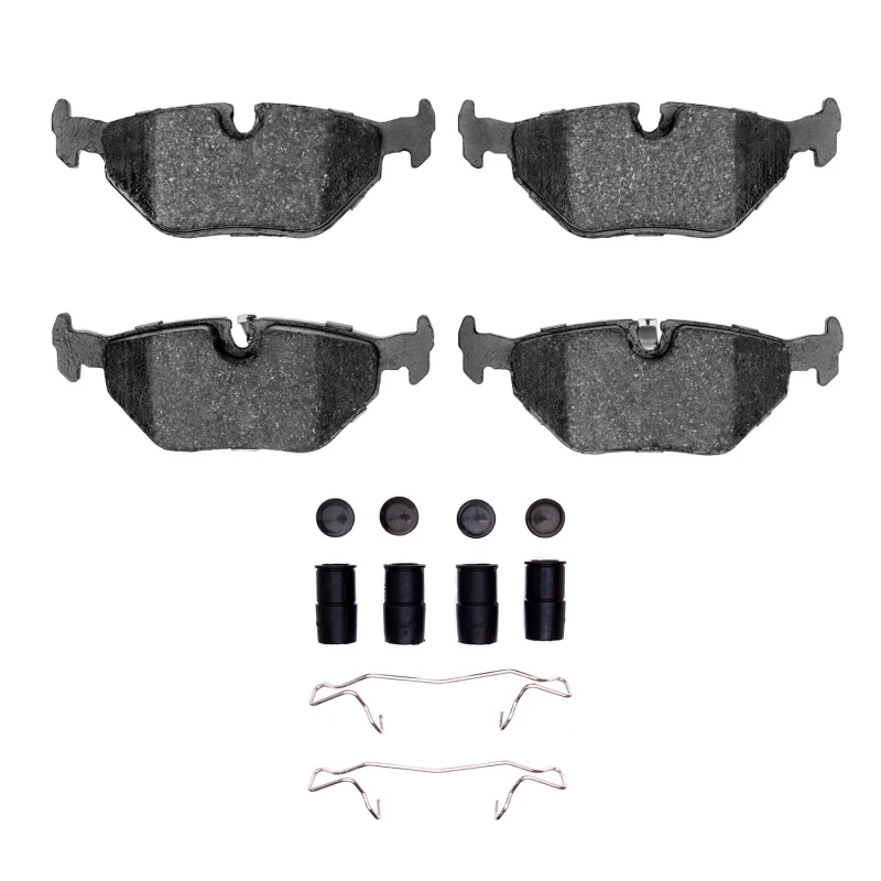 DFC 99-10 Saab 9-5 Rear 5000 Advanced Low Metallic Brake Pads and Hardware Kit