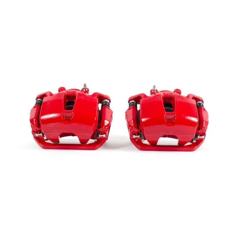 powerstop_S2876-679452cedb4ad Power Stop 03-05 Infiniti FX35 Front Red Calipers w/Brackets - Pair