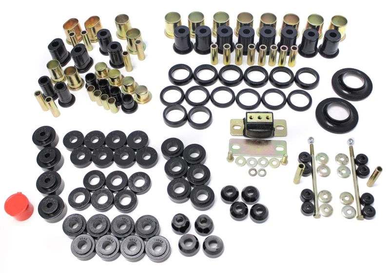 Energy Suspension 66-72 Chevelle Schwarzes Hyper-Flex-Master-Bushing-Set