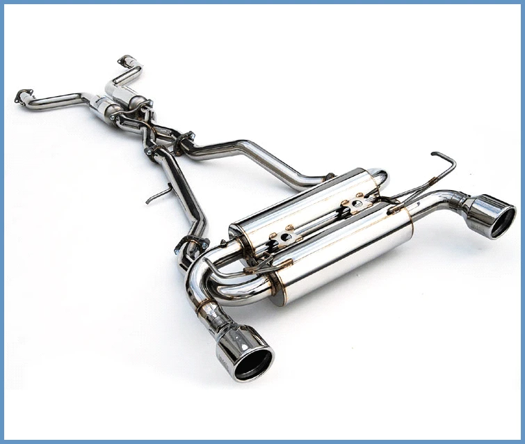 Invidia Gemini Rolled Stainless Steel Tip Cat-Back Exhaust für 02-08 Nissan 350Z
