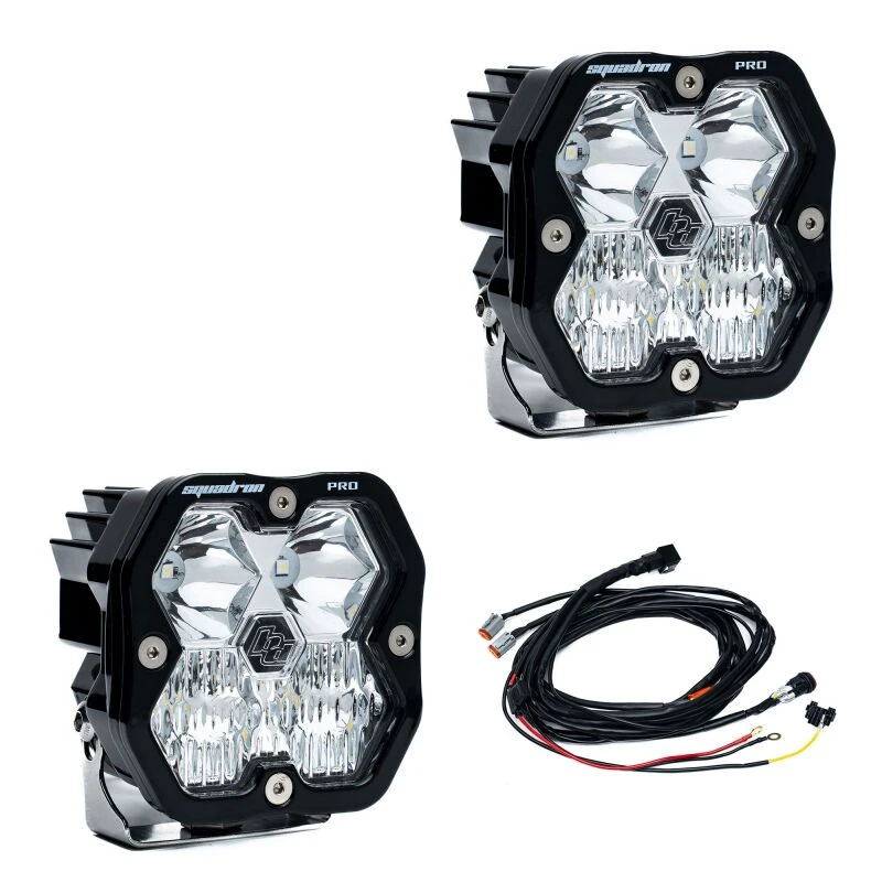 Baja Designs Squadron 2.0 Pro LED Driving/Combo (Pair)