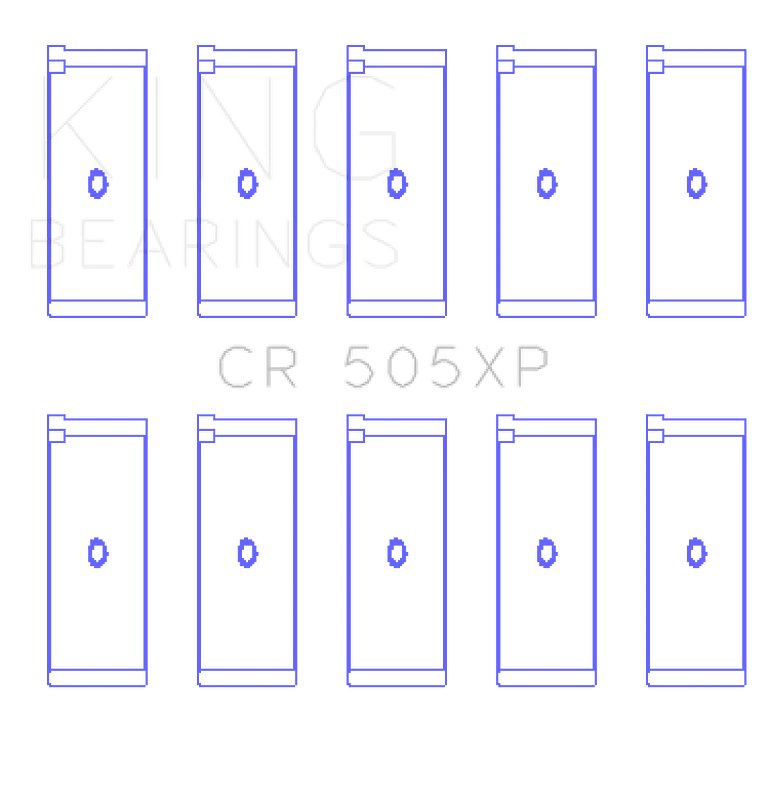 king-engine-bearings_CR505XPSTDX-679364bd0a609 King Audi 2.1L/2.2L 10V/20V 5-Zylinder-Turbo (Größe STDX) Hochleistungs-Pleuellager-Satz