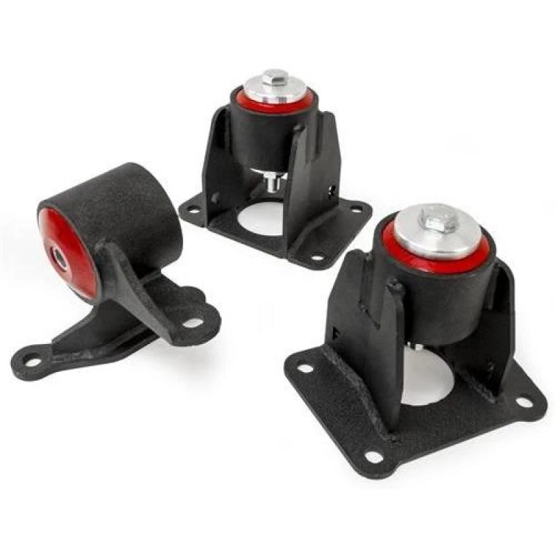 Innovative 98-02 Accord J-Series Black Steel Mounts 85A Bushings