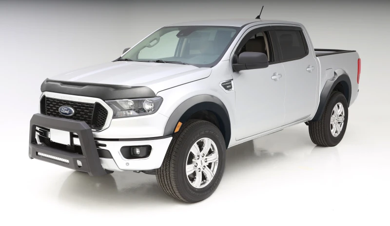 Bushwacker 2019 Ford Ranger Supercrew Extend-A-Fender Style Flares 4-teilig - Schwarz