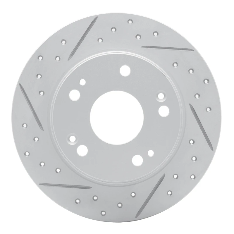 DFC 03-08 Acura Tsx Rear Left Drilled & Slotted Geoperformance Rotor