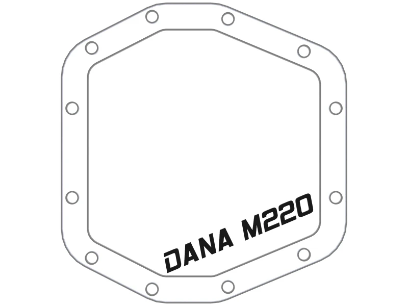 aFe 20-23 Jeep Gladiator JT (Dana M220) Pro Serie Hinterradantriebsdeckel Rot mit bearbeiteten Rippen