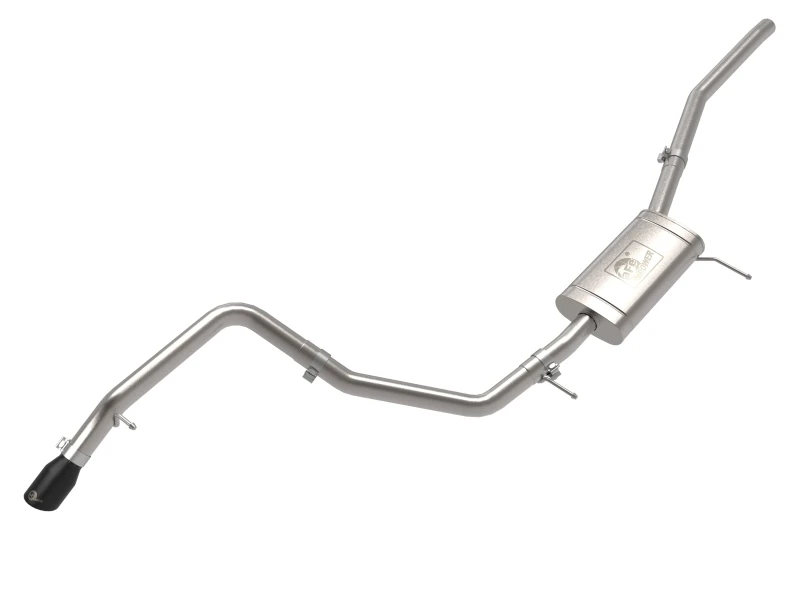 aFe 22-23 Ford Maverick EcoBoost L4 2.0L(t) Vulcan Serie 2-1/2 Zoll 304 SS Kat-Back mit schwarzer Spitze