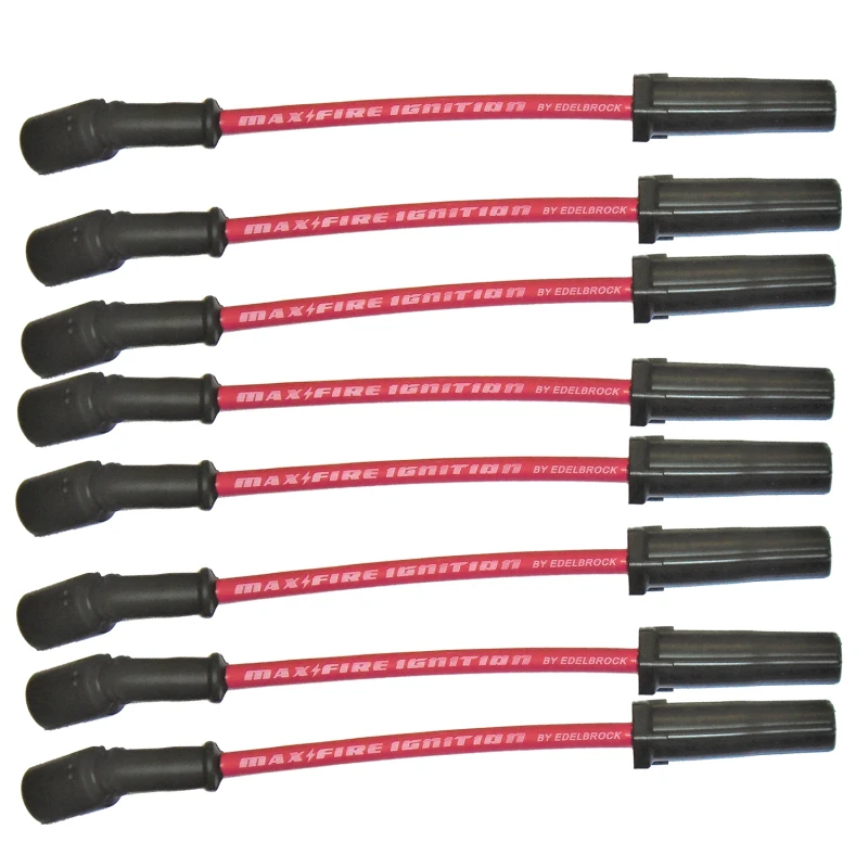 Edelbrock Zündkerzenkabel-Set für GM LS-Motoren mit Wärmeabschirmung ohne rotes Kabel (Satz von 8)
