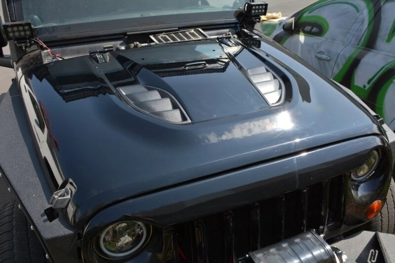 DV8 Offroad Haube 10th Anniversary für 07-18 Jeep Wrangler JK Rubicon
