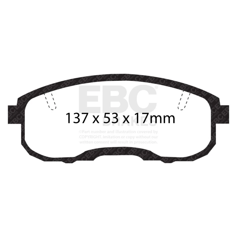 EBC 95-99 Infiniti I30 3.0 Greenstuff Front Brake Pads