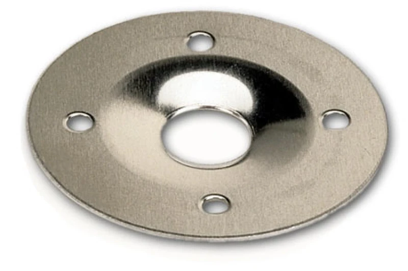 Moroso Quick Fastener Reinforcing Plate – 1,75 Zoll Außendurchmesser, Aluminium, 10er Pack