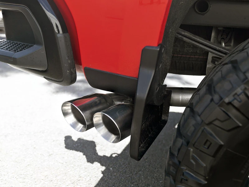 aFe Vulcan Serie 3in 304SS Auspuff Cat-Back mit polierten Endrohren 2019 GM Silverado / Sierra 1500 L4-2.7L (t)
