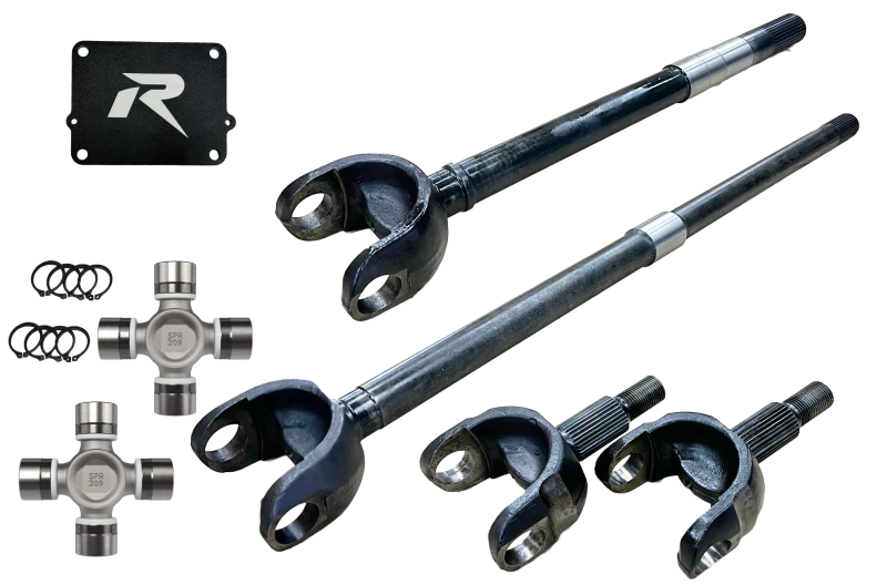 Revolution Gear & Axle 2018+ Jeep Wrangler JL & JT 1-Piece Chromoly Discovery Series Front Axle Kit