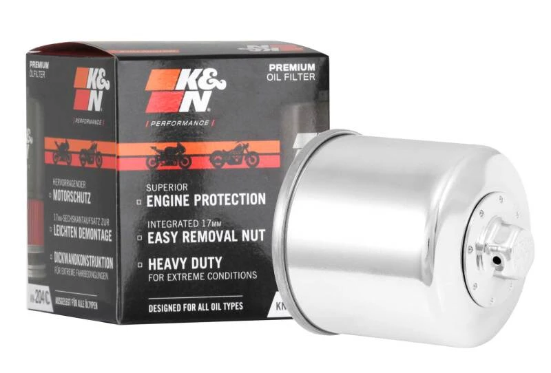 K&N Honda / Kawasaki / Arctic Cat / Suzuki / Triumph / Yamaha 2.688in OD x 2.969in H Oil Filter