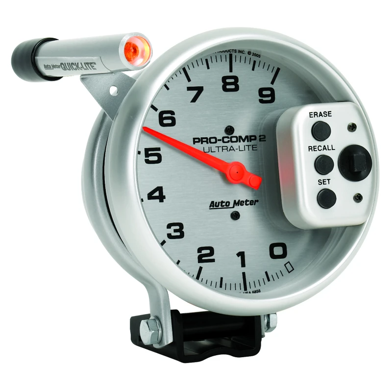 Autometer Ultra-Lite 5 inch 9000 RPM Single Range w/ Shift-Lite and Memory Tachometer