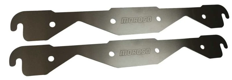 Moroso Small Block Chevy Exhaust Block Off Storage Plate - Paar