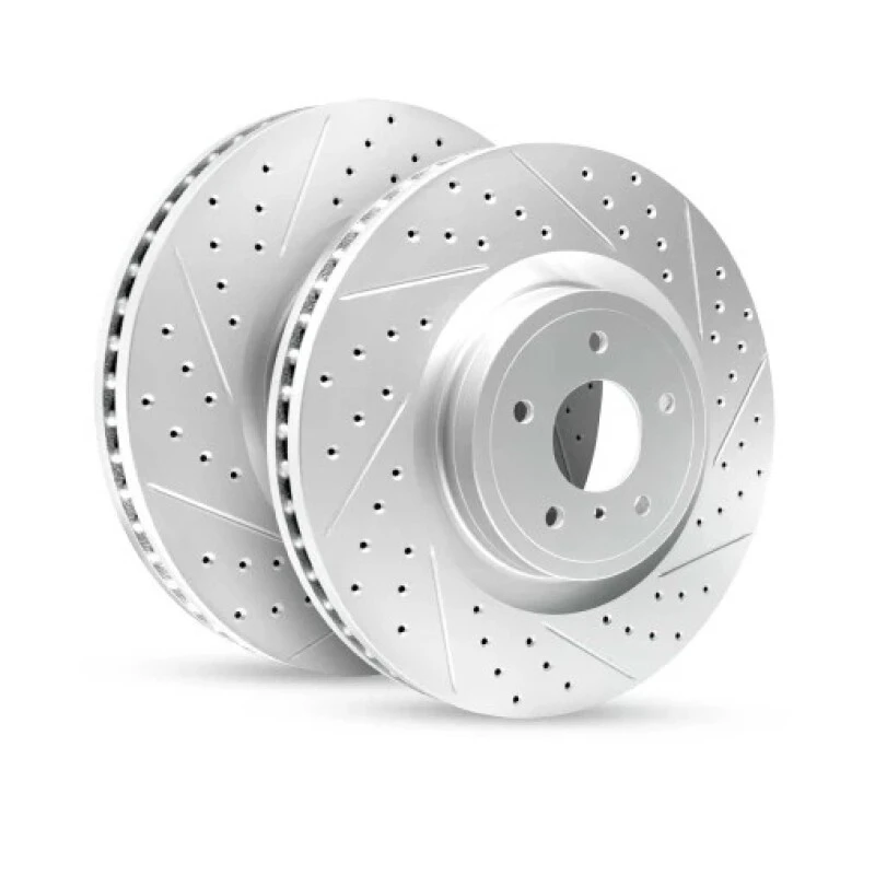 DFC 01-07 Buick Rendezvous Front Left Drilled & Slotted Geoperformance Rotor