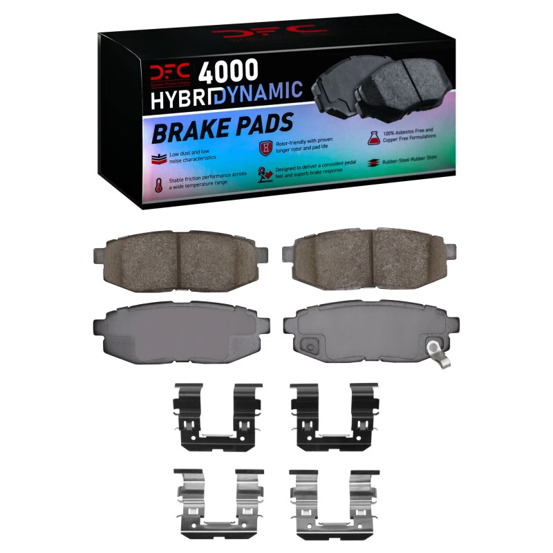 DFC 06-25 Scion FR-S Rear 4000 HybriDynamic Brake Pads and Hardware Kit