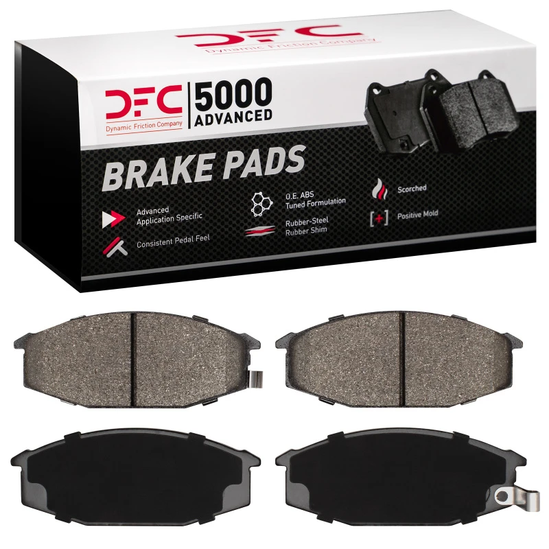 DFC 79-83 Nissan 280ZX Front 5000 Advanced Semi Metallic Brake Pads