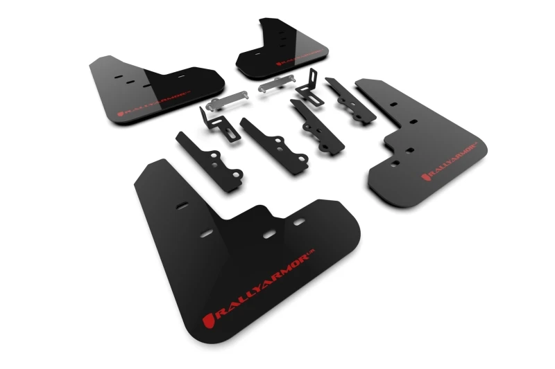 Rally Armor UR Black Mud Flap Red Logo für Kia K4 ab 2025