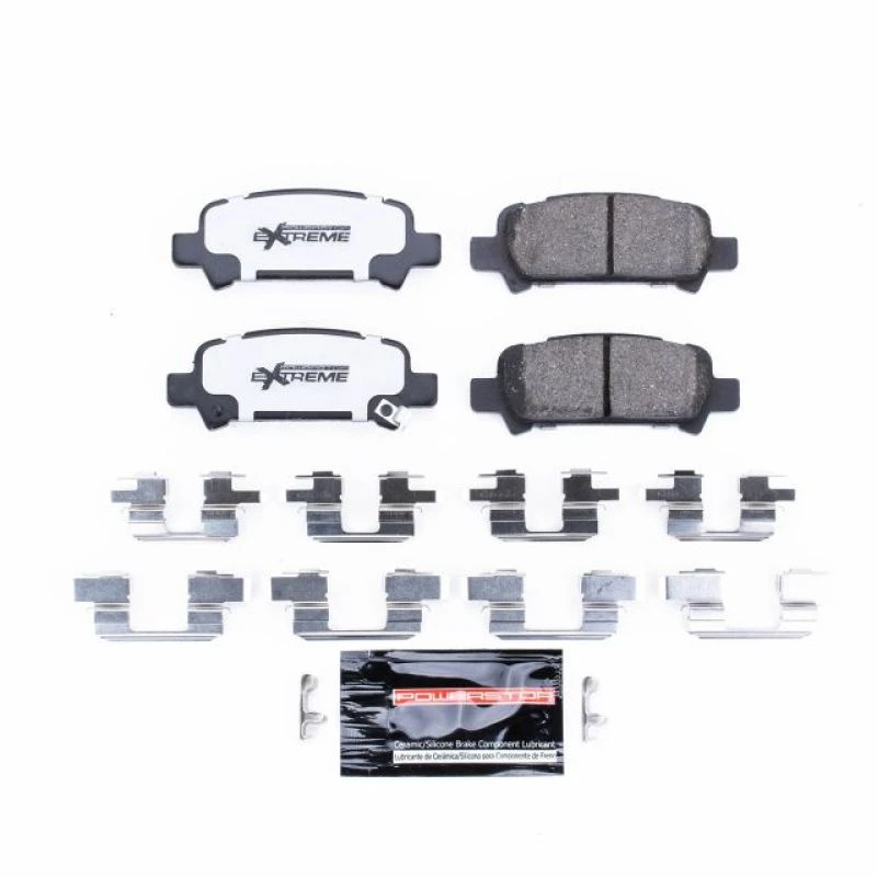 Power Stop Rear Z26 Extreme Street Brake Pads w/Hardware for 03-06 Subaru Baja