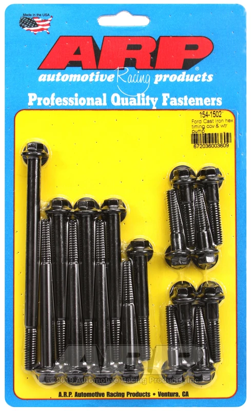 ARP Ford Gusseisen-Hex-Zeitdeckel- und Wasserpumpen-Kit für Ford