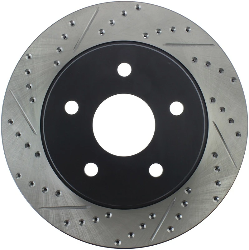 stoptech_127.67053R-6794e539bee09 StopTech 04-06 Dodge Durango / 02-10 Ram 1500 (exc Mega Cab) Front Right Slotted & Drilled Rotor