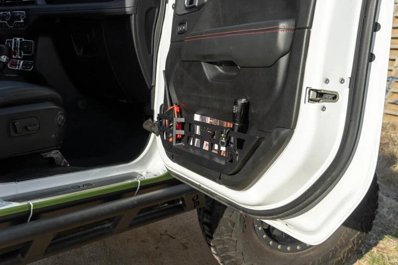 DV8 Offroad 18-25 Jeep Wrangler JL Electric Seat Front Door Molle Pockets