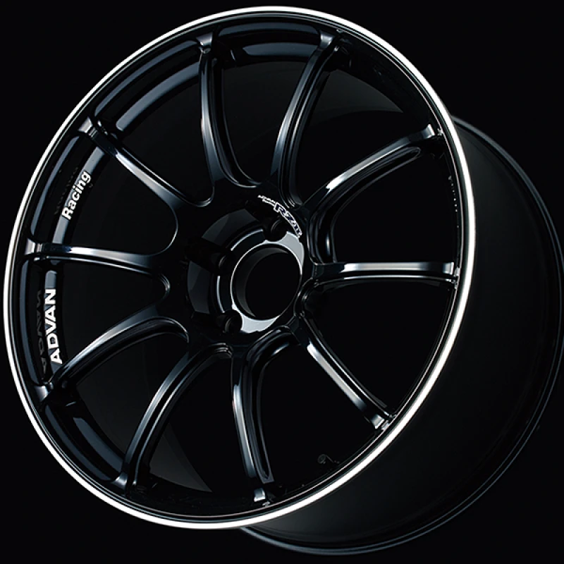 Advan RZII 19x9.5 / +50 Offset / 5x112 / 73mm Bore / Racing Gloss Black and Ring