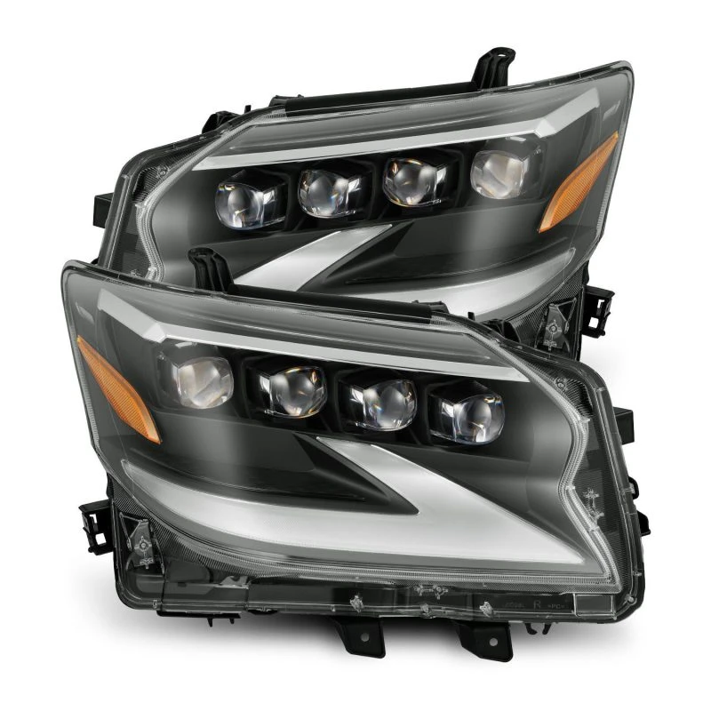 alpharex_880300-6792da75d91f3 AlphaRex 14-19 Lexus GX 460 NOVA LED-Projektor-Scheinwerfer Plank Style Schwarz mit aktivem Licht/Seq Signal