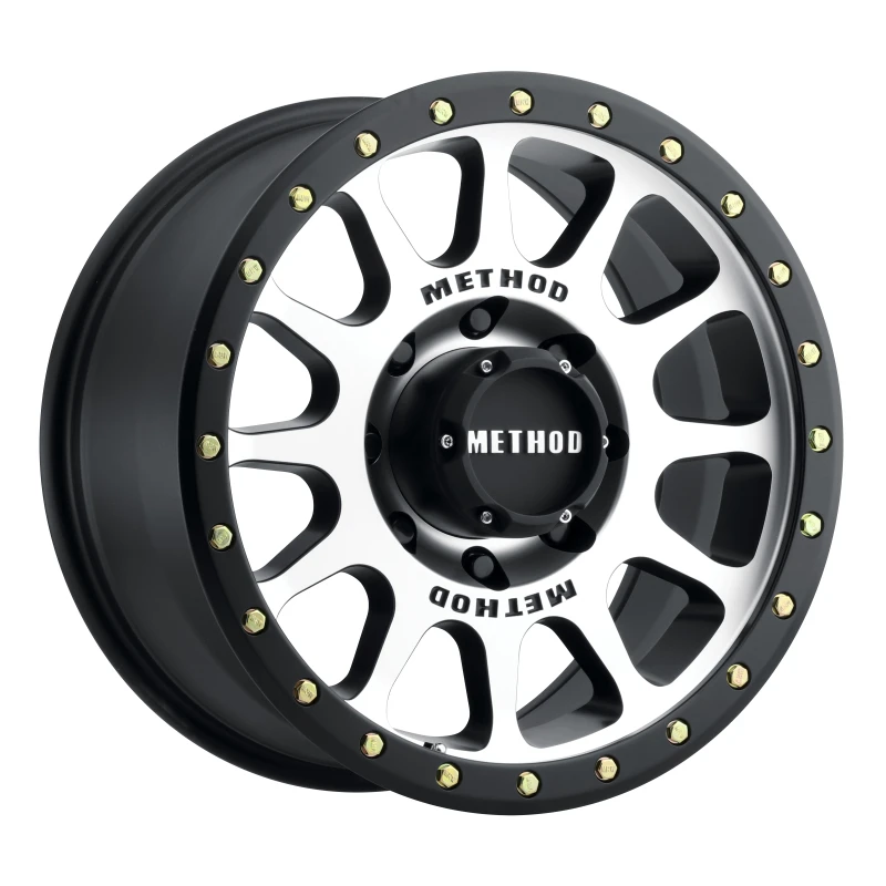 Method MR305 NV 17x8.5 0mm Offset 8x170 130.81mm CB Machined/Black Street Loc Felge