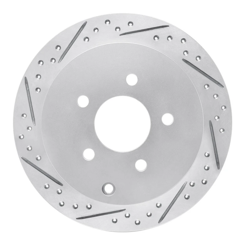 DFC 01-07 Buick Rendezvous Rear Left Drilled & Slotted Geoperformance Rotor