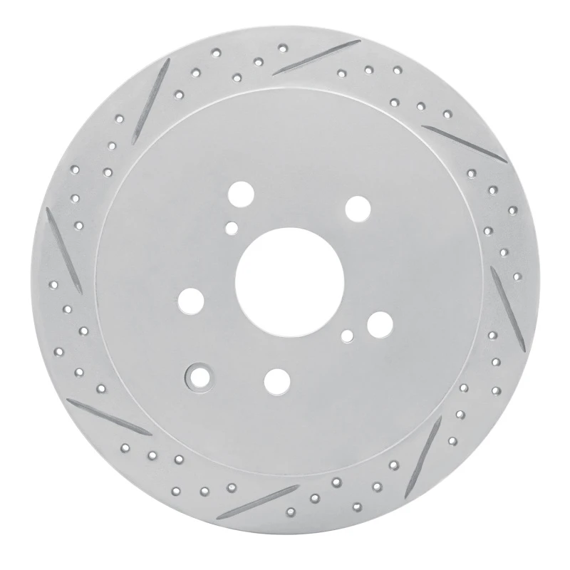 DFC 10-20 Lexus Rx350 Rear Left Drilled & Slotted Geoperformance Rotor