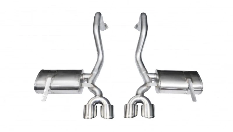 Corsa 1997-2004 Chevrolet Corvette C5 Z06 5,7L V8 Poliertes Xtreme Axle-Back-Auspuffsystem