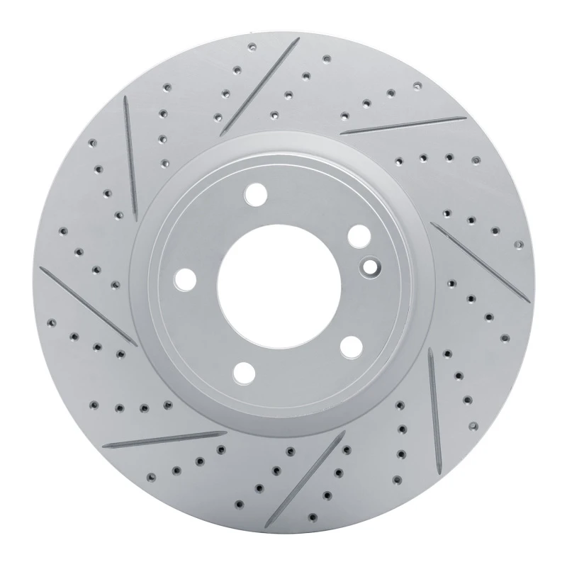 DFC 19-25 Mercedes-Benz G550 Front Left Drilled & Slotted Geoperformance Rotor